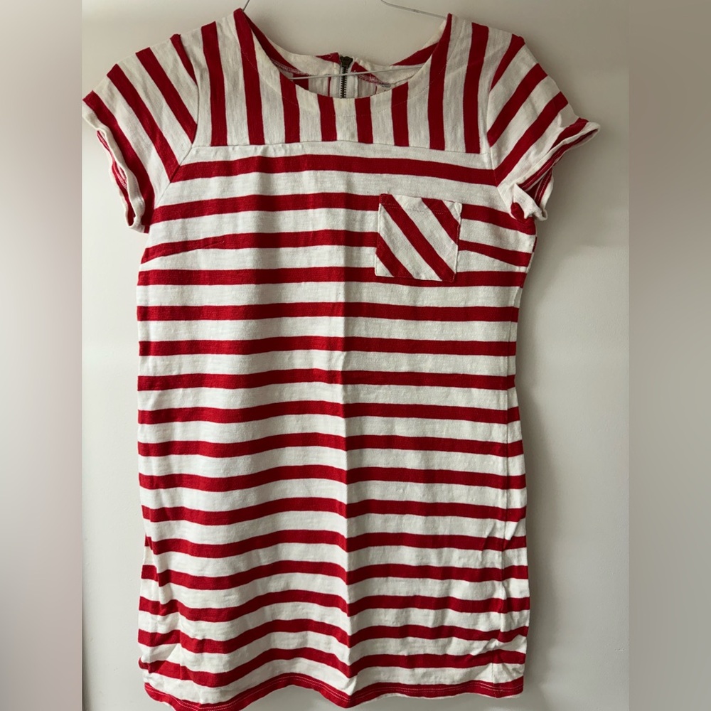 Old Navy Red and White Striped Dress. Size Small.